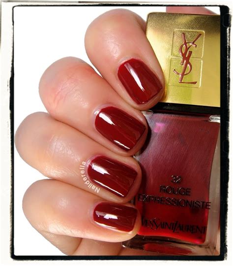 ysl la laque swatches rouge overnoir|ysl beauty nail varnish.